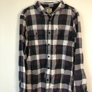 Vans Button Down Flannel/ Plaid Shirt